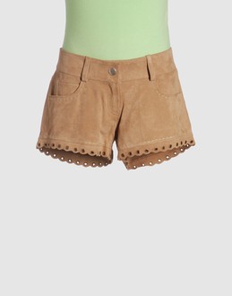 MISS BLUMARINE JEANS V�TEMENT CUIR Pantalons cuir sur YOOXCOM