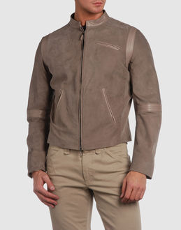 GUSTAVOLINS - Leather outwear - at YOOX.COM