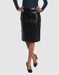 PRADA - Leather skirts