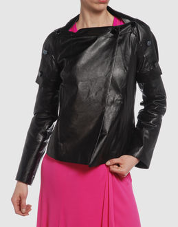 HAUTE - Leather outwear - at YOOX.COM