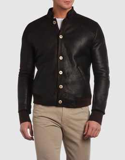 DIONISO - Leather outwear - at YOOX.COM