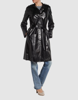 ALEXANDER MCQUEEN - Leather outwear - at YOOX.COM