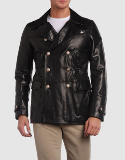 LATITUDE - Leather outwear - at YOOX.COM