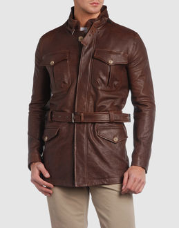 McQ - Leather outwear - at YOOX.COM