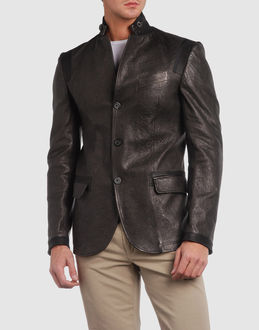 McQ - Leather outwear - at YOOX.COM