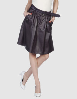 PF PAOLA FRANI - Leather skirts - at YOOX.COM