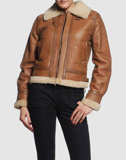 MOSCHINO JEANS - Leather outwear - at YOOX.COM