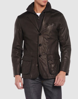 Emporio armani v&ecirc;tement cuir manteaux cuir