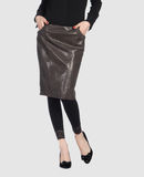 SANTACROCE - Leather skirts