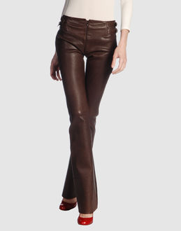 JITROIS - Leather trousers - at YOOX.COM