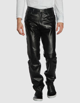JOE HEART COLLECTION - Leather trousers - at YOOX.COM