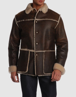 &-DOLCE&GABBANA - Leather outwear - at YOOX.COM