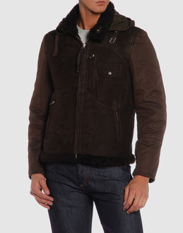 C.P. COMPANY - Leather outwear - at YOOX.COM