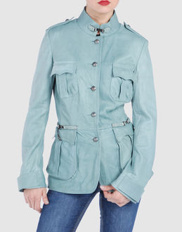 ERMANNO SCERVINO - Leather outwear - at YOOX.COM