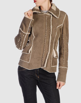 ERMANNO SCERVINO - Leather outwear - at YOOX.COM