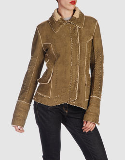 ERMANNO SCERVINO - Leather outwear - at YOOX.COM