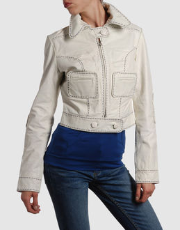 FORNARINA - Leather outwear - at YOOX.COM
