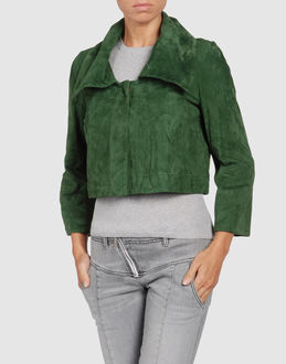 DIANE VON FURSTENBERG - Leather outwear - at YOOX.COM