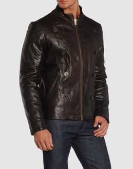 COLLECTION PRIVEE? - Leather outwear - at YOOX.COM