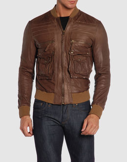 JUST CAVALLI - Leather outwear - at YOOX.COM