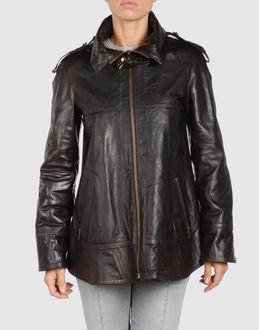 COLLECTION PRIVEE? - Leather outwear - at YOOX.COM