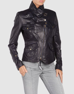 JUST CAVALLI - Leather outwear - at YOOX.COM