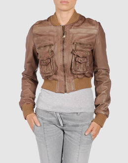 JUST CAVALLI - Leather outwear - at YOOX.COM