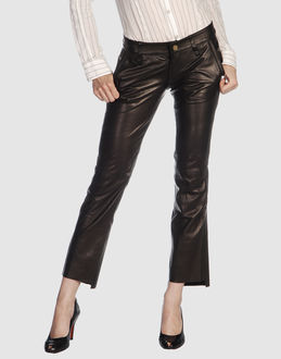 DIESEL - Leather trousers - at YOOX.COM