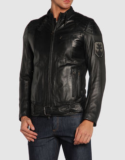 DIESEL - Leather outwear - at YOOX.COM