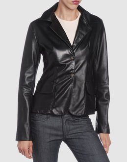 LULU' - Leather outwear - at YOOX.COM