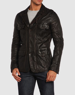 MARITHE' F. GIRBAUD - Leather outwear - at YOOX.COM