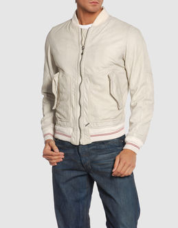 DIESEL - Leather outwear - at YOOX.COM