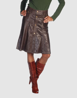 DIESEL - Leather skirts - at YOOX.COM