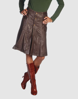 DIESEL - Leather skirts - at YOOX.COM