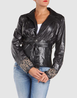 DIESEL - Leather outwear - at YOOX.COM