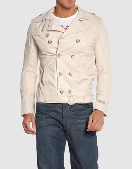 DIESEL - Leather outwear - at YOOX.COM