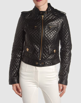 D&G - Leather outwear - at YOOX.COM