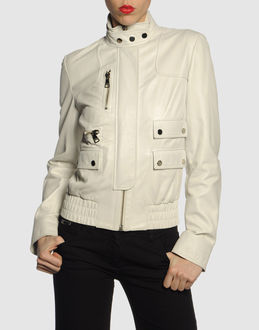 DOLCE & GABBANA - LEATHERWEAR - Leather outerwear - on YOOX.COM