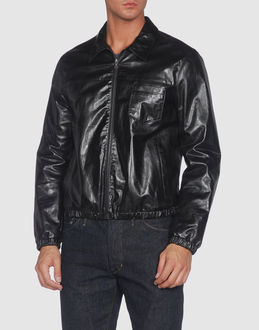 PRADA - LEATHERWEAR - Leather outerwear - on YOOX.COM