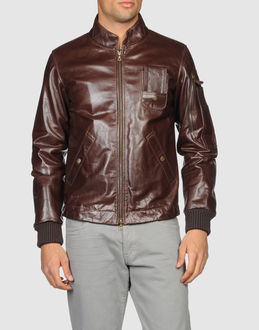 VIVIENNE WESTWOOD MAN Leather outerwear - Item 59116543