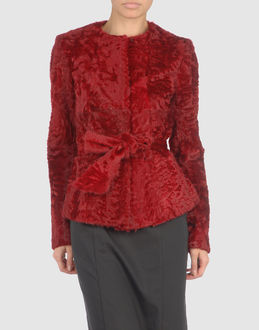 YVES SAINT LAURENT RIVE GAUCHE - LEDERBEKLEIDUNG - �berzieher Pelz - bei YOOX.COM